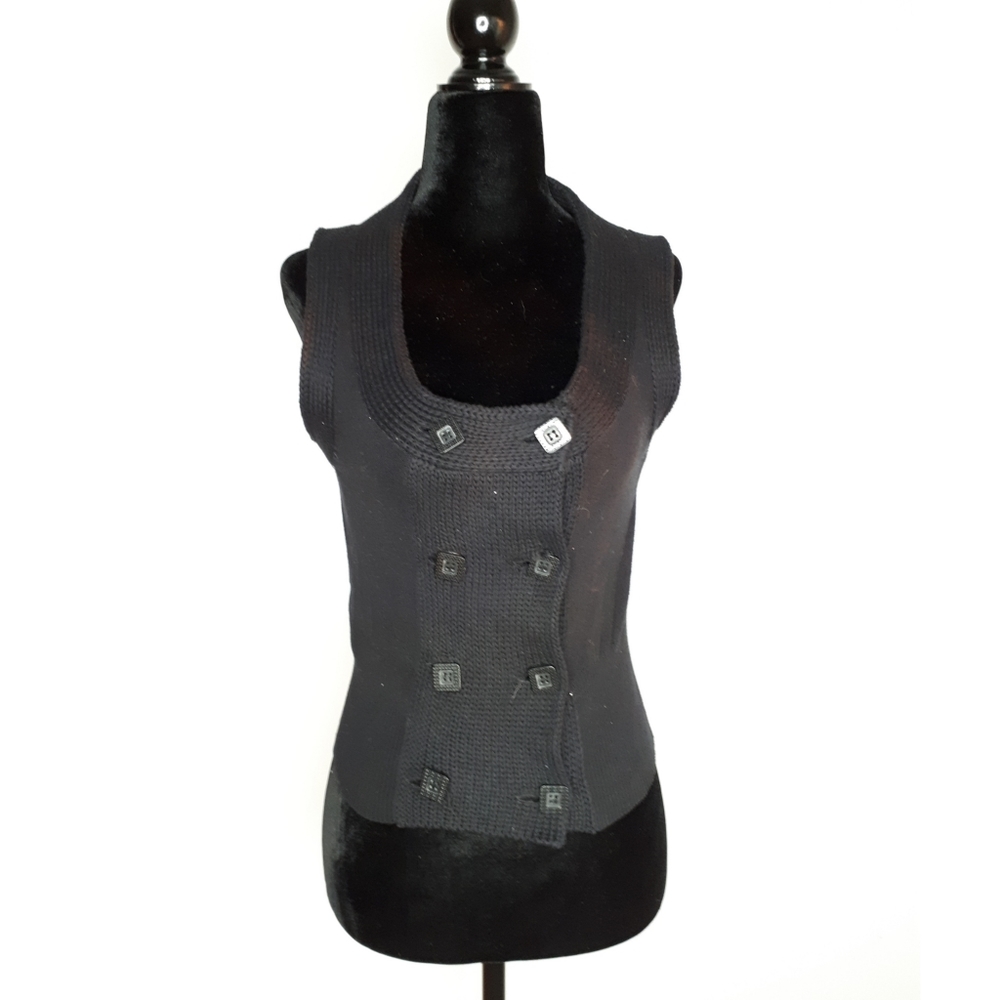 Mango black Sweater vest